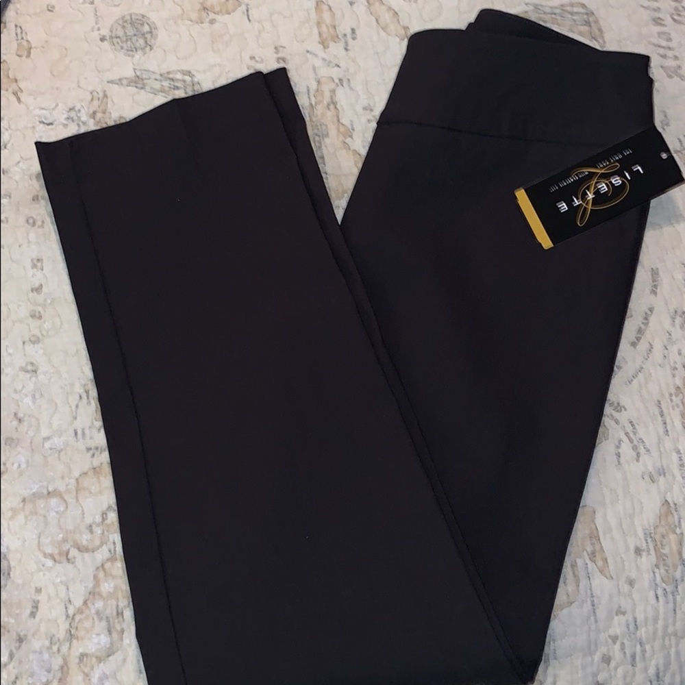 NWT Lisette L Built in Control Espresso Pants